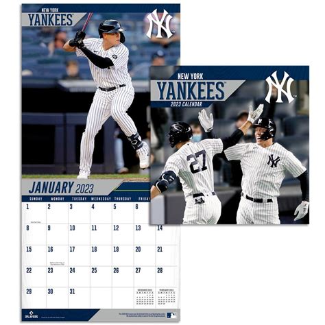 Yankees Promotional Calendar
